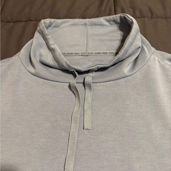 Jones New York Sport Light Blue Cowl Neck Pull Over EUC - Picture 4 of 7